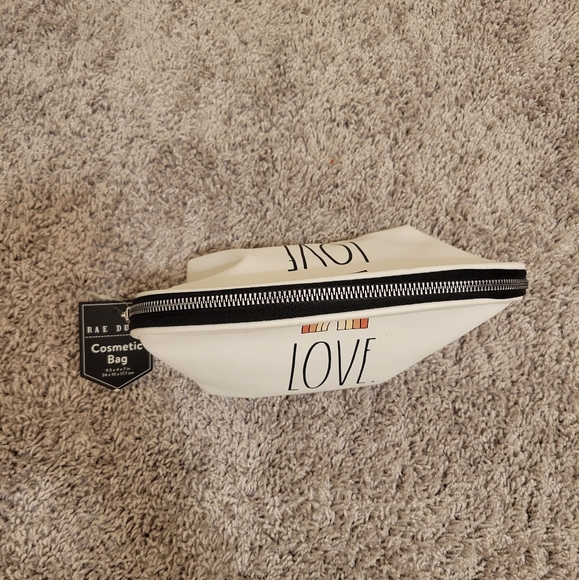 🛍5 for $25/ Rae Dunn Rainbow LOVE Cosmetic Bag - Picture 3 of 7